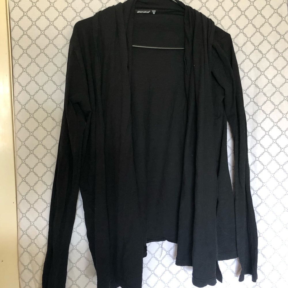 Black cardigan